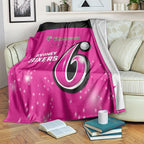 Personalised BBL Sydney Sixers Blanket 4th Champions 2024 New History