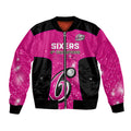 Personalised BBL Sydney Sixers Bomber Jacket 4th Champions 2024 New History