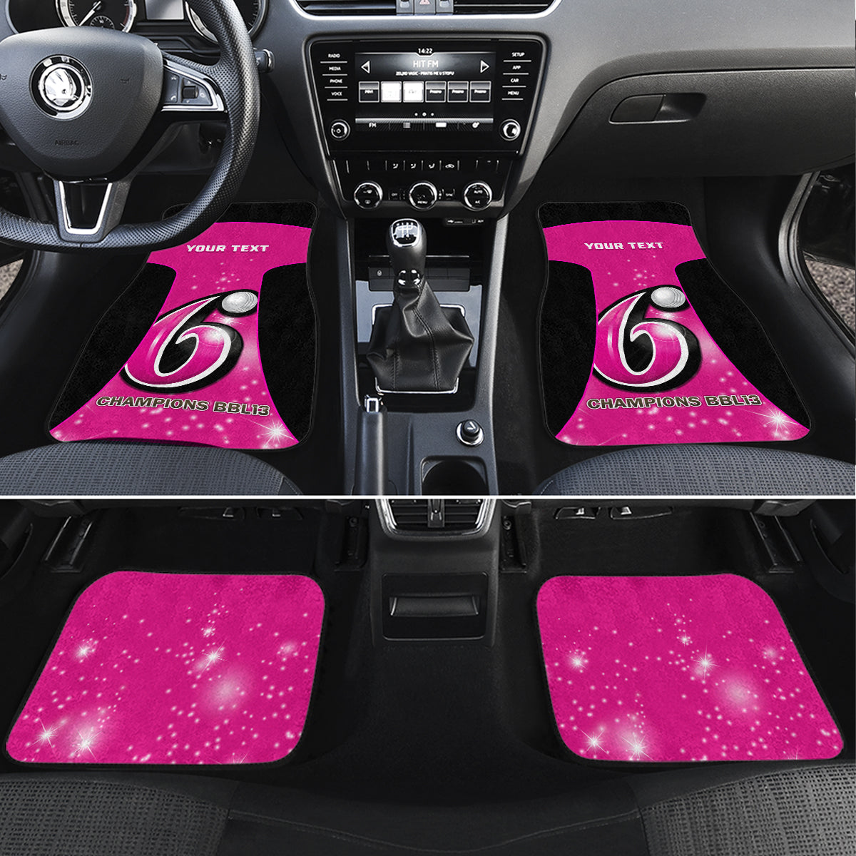 Personalised BBL Sydney Sixers Car Mats 4th Champions 2024 New History