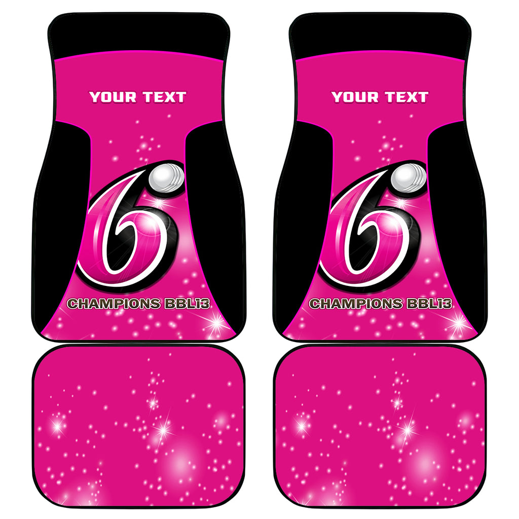Personalised BBL Sydney Sixers Car Mats 4th Champions 2024 New History