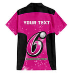 Personalised BBL Sydney Sixers Family Matching Long Sleeve Bodycon Dress and Hawaiian Shirt 4th Champions 2024 New History