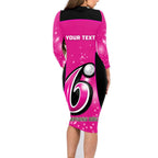Personalised BBL Sydney Sixers Family Matching Long Sleeve Bodycon Dress and Hawaiian Shirt 4th Champions 2024 New History