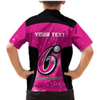 Personalised BBL Sydney Sixers Family Matching Mermaid Dress and Hawaiian Shirt 4th Champions 2024 New History