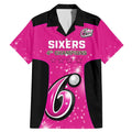 Personalised BBL Sydney Sixers Family Matching Mermaid Dress and Hawaiian Shirt 4th Champions 2024 New History