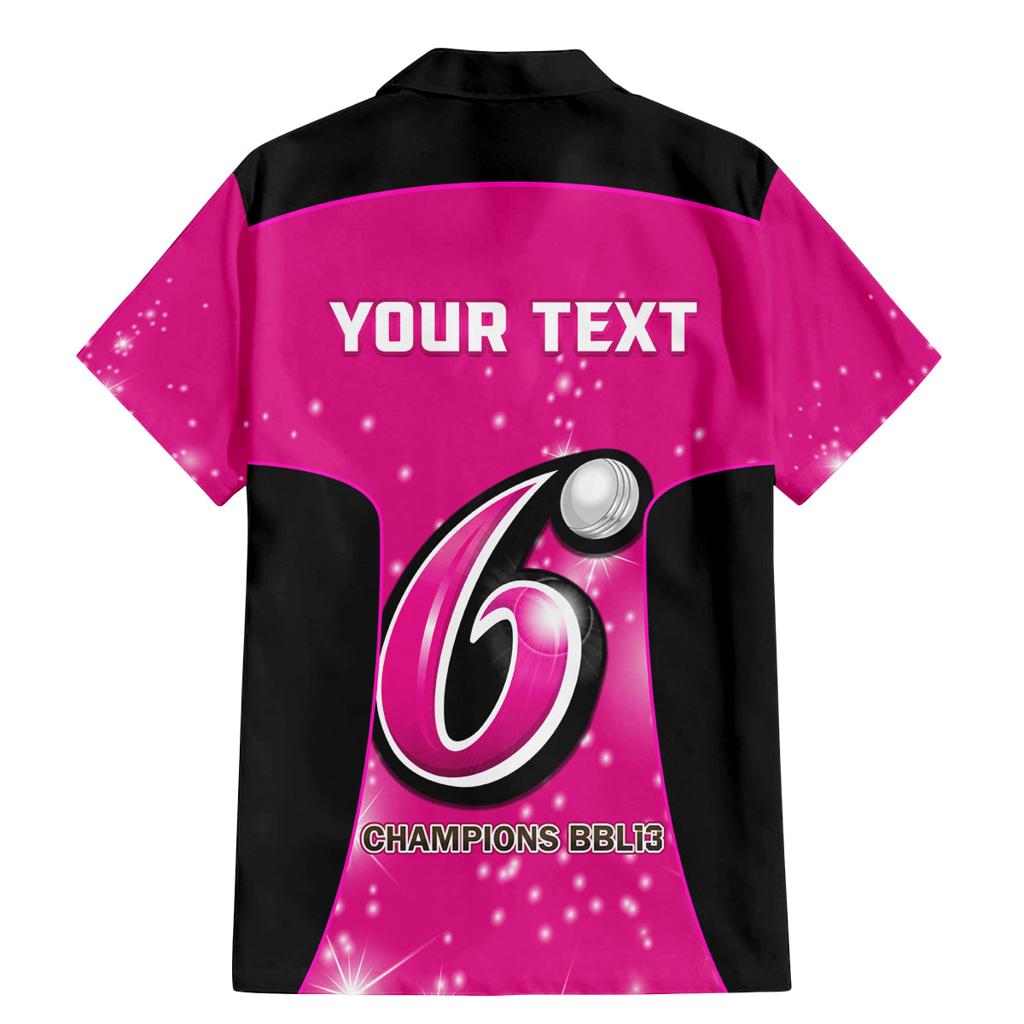 Personalised BBL Sydney Sixers Family Matching Mermaid Dress and Hawaiian Shirt 4th Champions 2024 New History