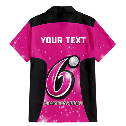 Personalised BBL Sydney Sixers Family Matching Mermaid Dress and Hawaiian Shirt 4th Champions 2024 New History