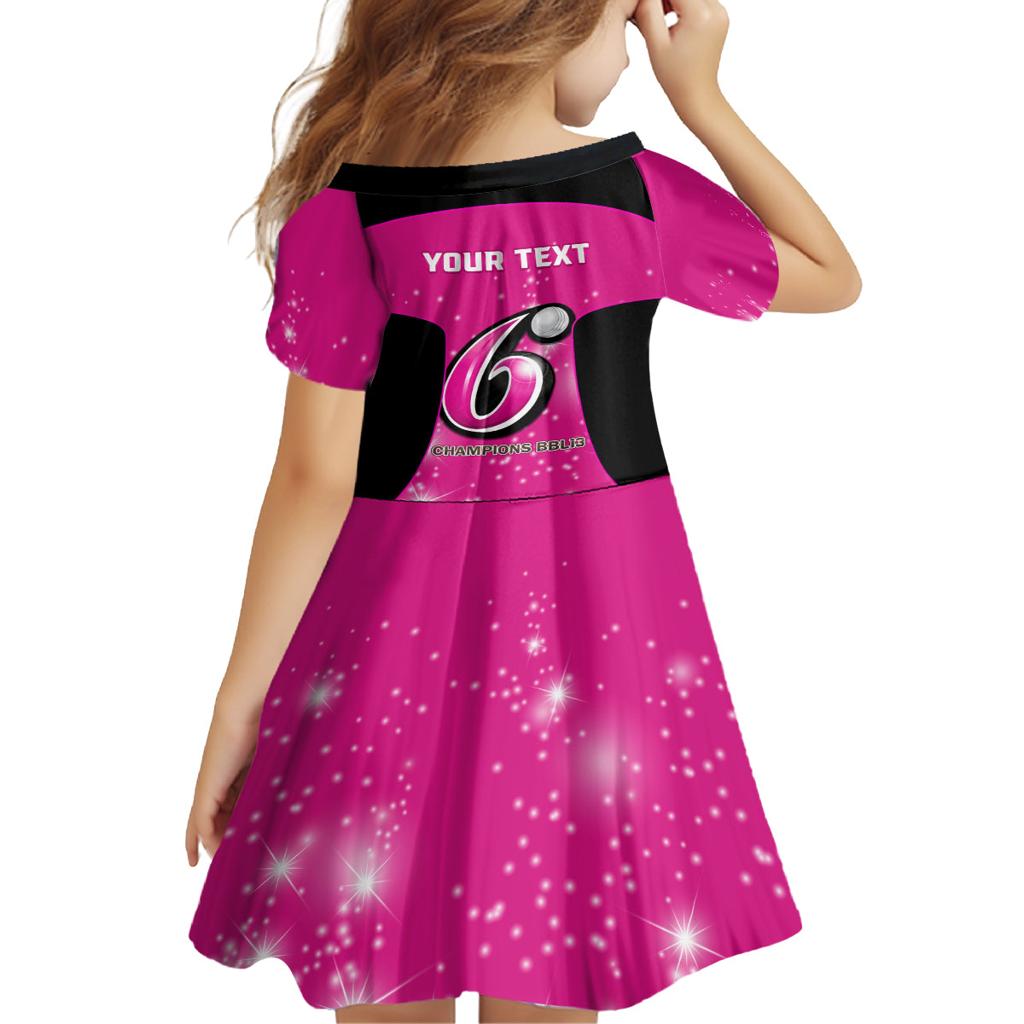 Personalised BBL Sydney Sixers Family Matching Puletasi and Hawaiian Shirt 4th Champions 2024 New History
