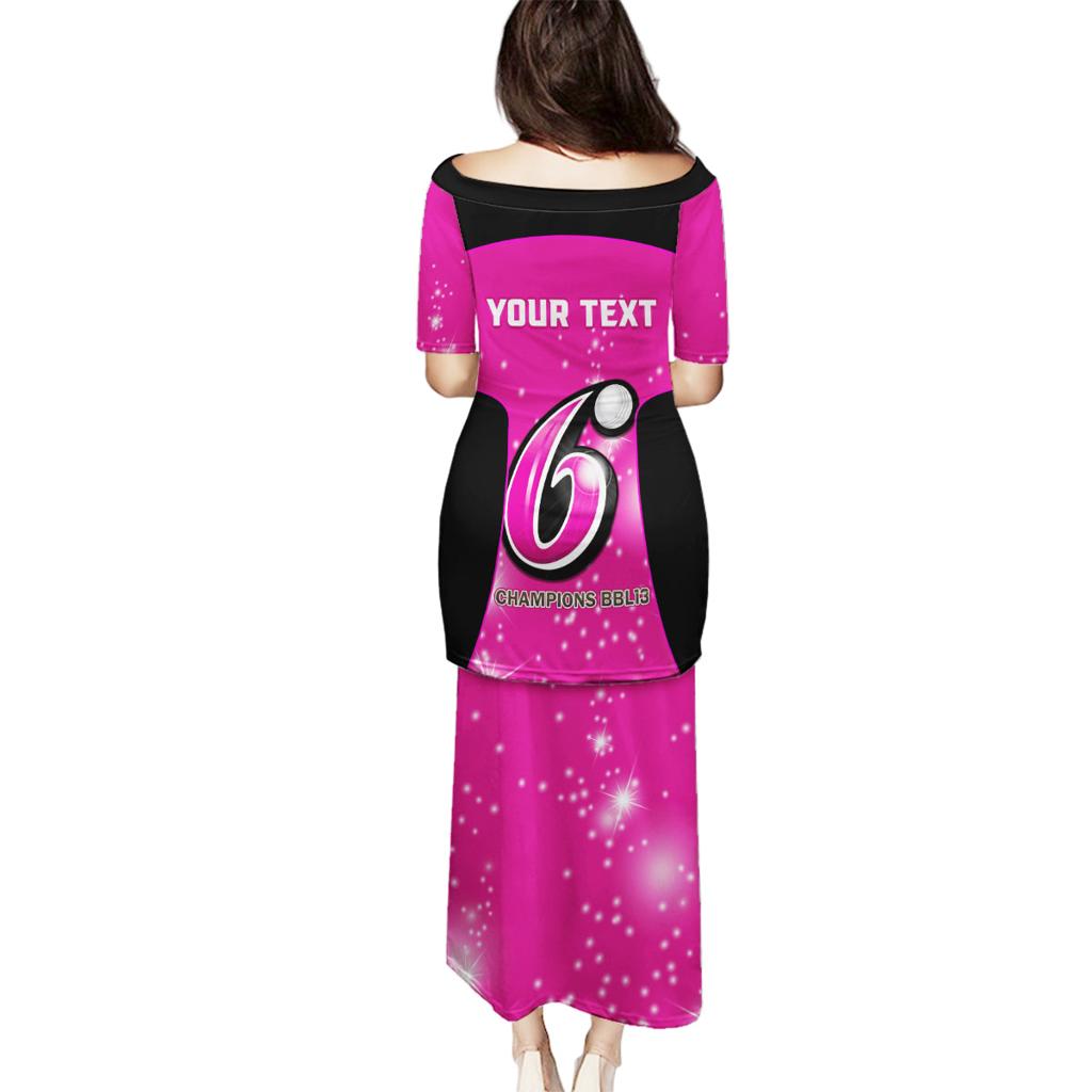 Personalised BBL Sydney Sixers Family Matching Puletasi and Hawaiian Shirt 4th Champions 2024 New History