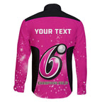 Personalised BBL Sydney Sixers Family Matching Short Sleeve Bodycon Dress and Hawaiian Shirt 4th Champions 2024 New History