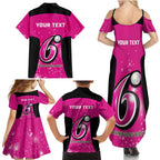 Personalised BBL Sydney Sixers Family Matching Summer Maxi Dress and Hawaiian Shirt 4th Champions 2024 New History