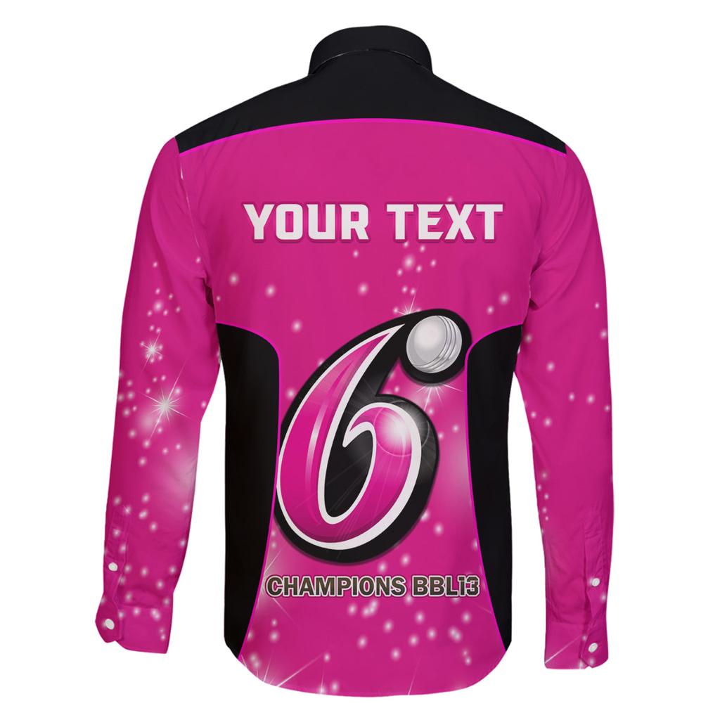 Personalised BBL Sydney Sixers Family Matching Summer Maxi Dress and Hawaiian Shirt 4th Champions 2024 New History