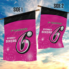 Personalised BBL Sydney Sixers Garden Flag 4th Champions 2024 New History