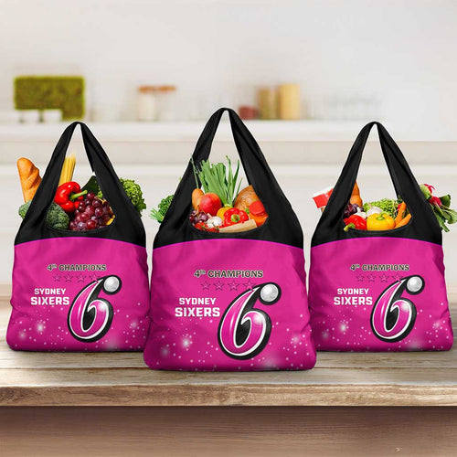 BBL Sydney Sixers Grocery Bag 4th Champions 2024 New History