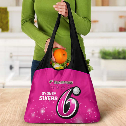 BBL Sydney Sixers Grocery Bag 4th Champions 2024 New History