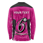 Personalised BBL Sydney Sixers Long Sleeve Shirt 4th Champions 2024 New History