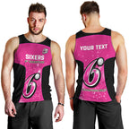 Personalised BBL Sydney Sixers Men Tank Top 4th Champions 2024 New History