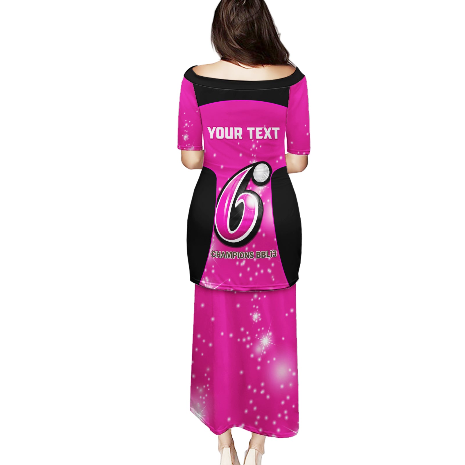 Personalised BBL Sydney Sixers Puletasi 4th Champions 2024 New History