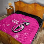 Personalised BBL Sydney Sixers Quilt 4th Champions 2024 New History
