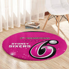 Personalised BBL Sydney Sixers Round Carpet 4th Champions 2024 New History