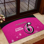 Personalised BBL Sydney Sixers Rubber Doormat 4th Champions 2024 New History