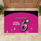 Personalised BBL Sydney Sixers Rubber Doormat 4th Champions 2024 New History