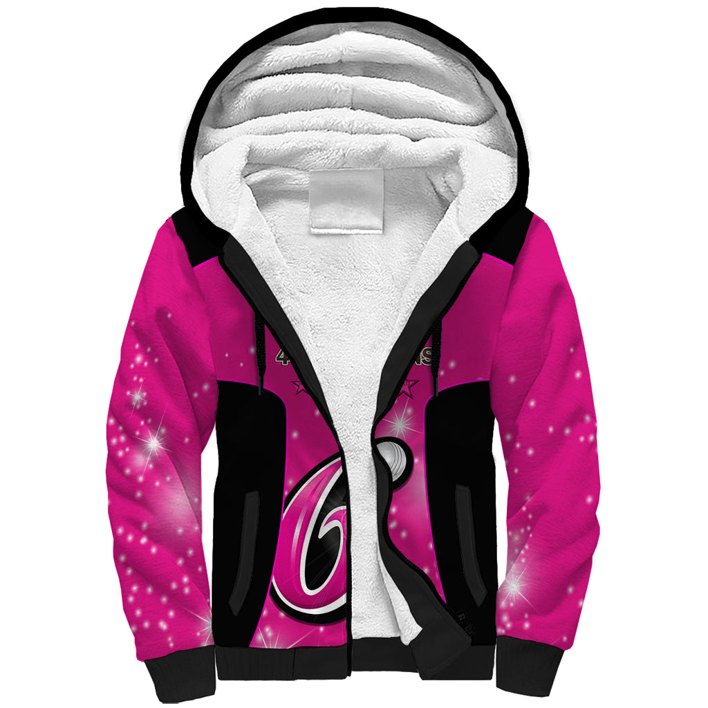 Personalised BBL Sydney Sixers Sherpa Hoodie 4th Champions 2024 New History