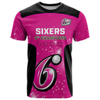 Personalised BBL Sydney Sixers T Shirt 4th Champions 2024 New History