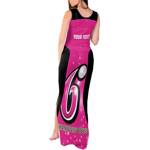 Personalised BBL Sydney Sixers Tank Maxi Dress 4th Champions 2024 New History