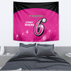 Personalised BBL Sydney Sixers Tapestry 4th Champions 2024 New History