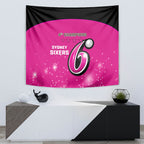Personalised BBL Sydney Sixers Tapestry 4th Champions 2024 New History