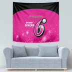 Personalised BBL Sydney Sixers Tapestry 4th Champions 2024 New History