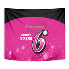 Personalised BBL Sydney Sixers Tapestry 4th Champions 2024 New History