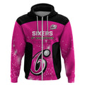 Personalised BBL Sydney Sixers Zip Hoodie 4th Champions 2024 New History
