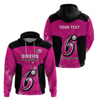Personalised BBL Sydney Sixers Zip Hoodie 4th Champions 2024 New History