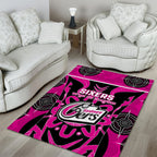 Custom Sydney Sixers Area Rug We Are The Champions Aboriginal Art