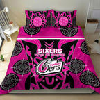 Custom Sydney Sixers Bedding Set We Are The Champions Aboriginal Art