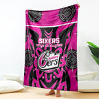 Custom Sydney Sixers Blanket We Are The Champions Aboriginal Art