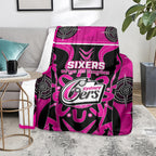 Custom Sydney Sixers Blanket We Are The Champions Aboriginal Art