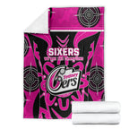 Custom Sydney Sixers Blanket We Are The Champions Aboriginal Art