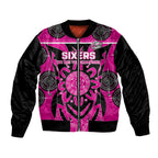 Custom Sydney Sixers Bomber Jacket We Are The Champions Aboriginal Art