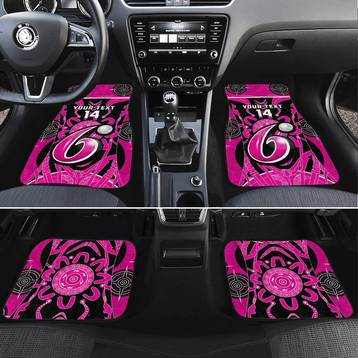 Custom Sydney Sixers Car Mats We Are The Champions Aboriginal Art