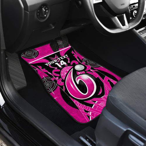 Custom Sydney Sixers Car Mats We Are The Champions Aboriginal Art