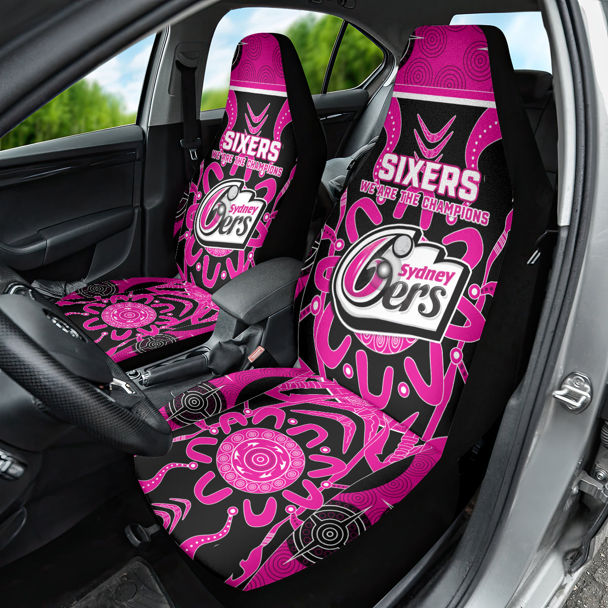 Custom Sydney Sixers Car Seat Cover We Are The Champions Aboriginal Art