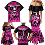 Custom Sydney Sixers Family Matching Mermaid Dress and Hawaiian Shirt We Are The Champions Aboriginal Art