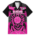 Custom Sydney Sixers Family Matching Mermaid Dress and Hawaiian Shirt We Are The Champions Aboriginal Art