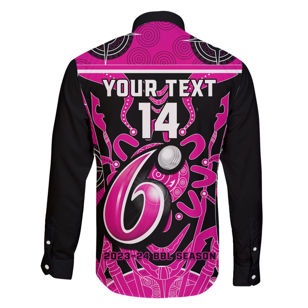 Custom Sydney Sixers Family Matching Summer Maxi Dress and Hawaiian Shirt We Are The Champions Aboriginal Art