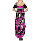 Custom Sydney Sixers Family Matching Summer Maxi Dress and Hawaiian Shirt We Are The Champions Aboriginal Art