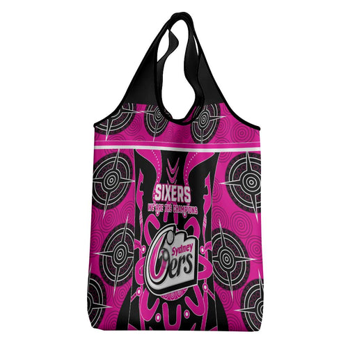 BBL Sydney Sixers Grocery Bag We Are The Champions Aboriginal Art