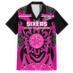 Custom Sydney Sixers Hawaiian Shirt We Are The Champions Aboriginal Art