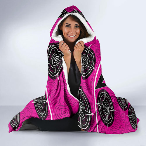 Custom Sydney Sixers Hooded Blanket We Are The Champions Aboriginal Art